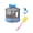 7.5 liter blue, variant on hejhncii Multipurpose Water Container With Attached Tap And Brush Ideal For Outdoor Hydrations Storage