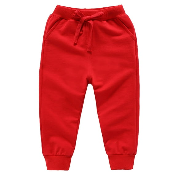 Ketyyh-chn99 Boys Cargo Pants Kids Camo Jogger Sweatpants Boys Baggy Cargo Pants Toddlers Wide Leg Casual Trousers Straight Leg Sports Pant Kid School Uniform Clothes Size for 3-4 Years,Red