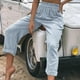 thumbnail image 3 of Pantalones largos de pierna ancha para mujer Fridja  alkflakhf34551, 3 of 6
