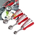 thumbnail image 1 of Stainless Steel Ice Cream Scoop Set Effort Saving Rebound Kitchen Digging Cookies Scoop, 1 of 7