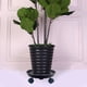 thumbnail image 4 of Flower Pot Tray With Wheels Thick Base Roller Large Plastic Flower Pot Water Collection Tray Wheel Mobile Flower Pot Chassis, 4 of 6