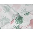 thumbnail image 5 of oneOone Velvet Dusty Teal Green Fabric Palm Leaves & Flamingo Sewing Craft Projects Fabric Prints By Yard 58 Inch Wide-O4W, 5 of 5