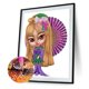 thumbnail image 2 of Pintura de diamante 5D DIY Kit de taladro en forma especial parcial Chica Decoración para el hogar (YN093) FLhrweasw Nuevo, 2 of 9