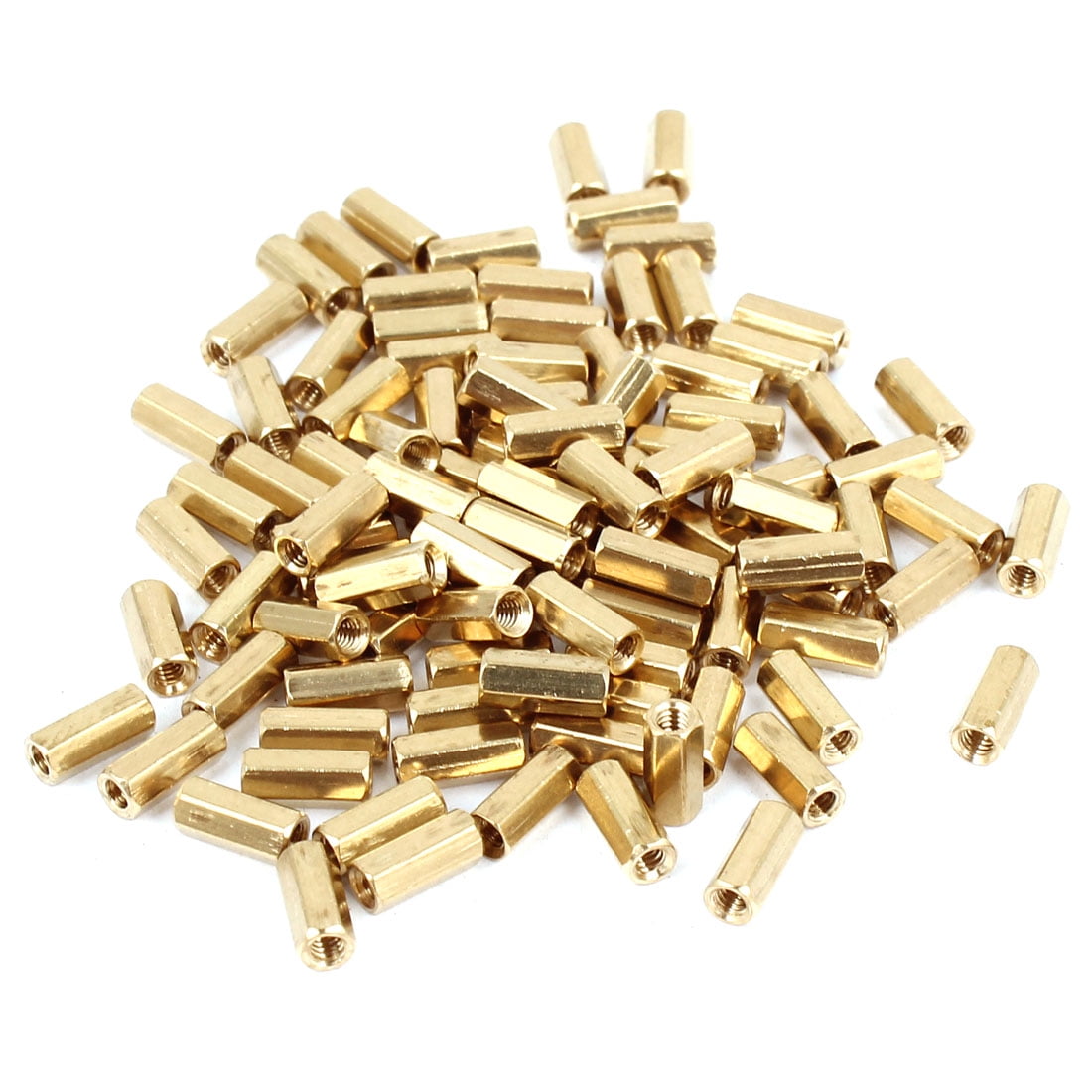 100pcs M2 x 15mm Nylon Hexagonal Pillar Nut Tapped Spacer White 100pcs M2 x 15mm Nylon Hexagonal Pillar Nut Tapped Spacer White