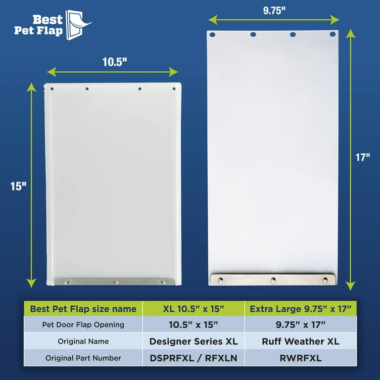 Petsafe dog door replacement flap on sale extra large