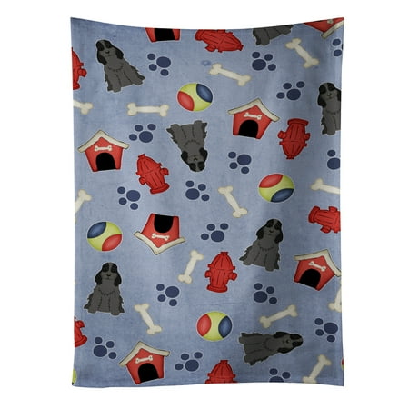 

Carolines Treasures BB2705KTWL Dog House Collection Cocker Spaniel Black Kitchen Towel 15 X 28 multicolor