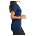 thumbnail image 3 of Womens Cotton Touch Performance Polyester/Spandex Polo T-Shirt Estate Blue 4X-Large, 3 of 6