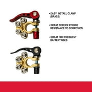 EverStart Automotive 8 oz بطارية محطة النحاس مع سهلة التركيب المشبك للاتصالات كابل متعددة