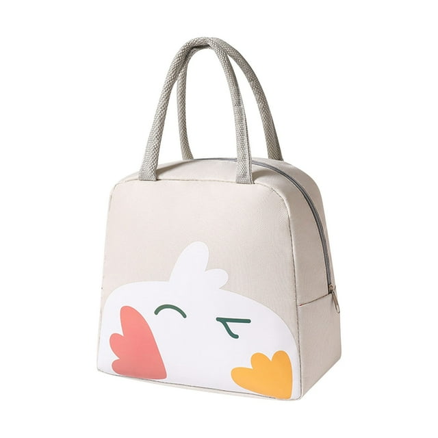 NARABB Sac à Lunch Isotherme en Solde, Boîte à Lunch Classique Style Japonais Dessin Animé pour Enfants École Sac à Lunch Réutilisable