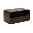 thumbnail image 4 of Kate and Laurel Kato Modern Mango Wood Floating Side Table with Drawer, 18 x 10 x 9, Dark Brown, Contemporary Wooden Floating Nightstand for Bedroom Bedside Table or Living Room Wall Storage, 4 of 9