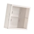 thumbnail image 3 of Wall Mounted Showcase Blind Box Figures Display Case Handicraft Storage Display Rack Dust Proof Doll Toy Storage Box White, 3 of 13