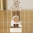 thumbnail image 4 of Comedero y dispensador de agua automático para mascotas de pared, apto para hámsteres, conejos, perros pequeños y gatitos. Dispensador de comida para perros y bebedero para gatos. Comedero de plástico, 4 of 6