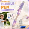 thumbnail image 2 of Automatic Pen Bubble Machine, Dual Power USB or Battery, Includes 1 Bottle Bubble Solution, Outdoor Bubble Blower, 2 of 4