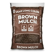 Year Long Colored Mulch Brown, 2 CF, Unbranded