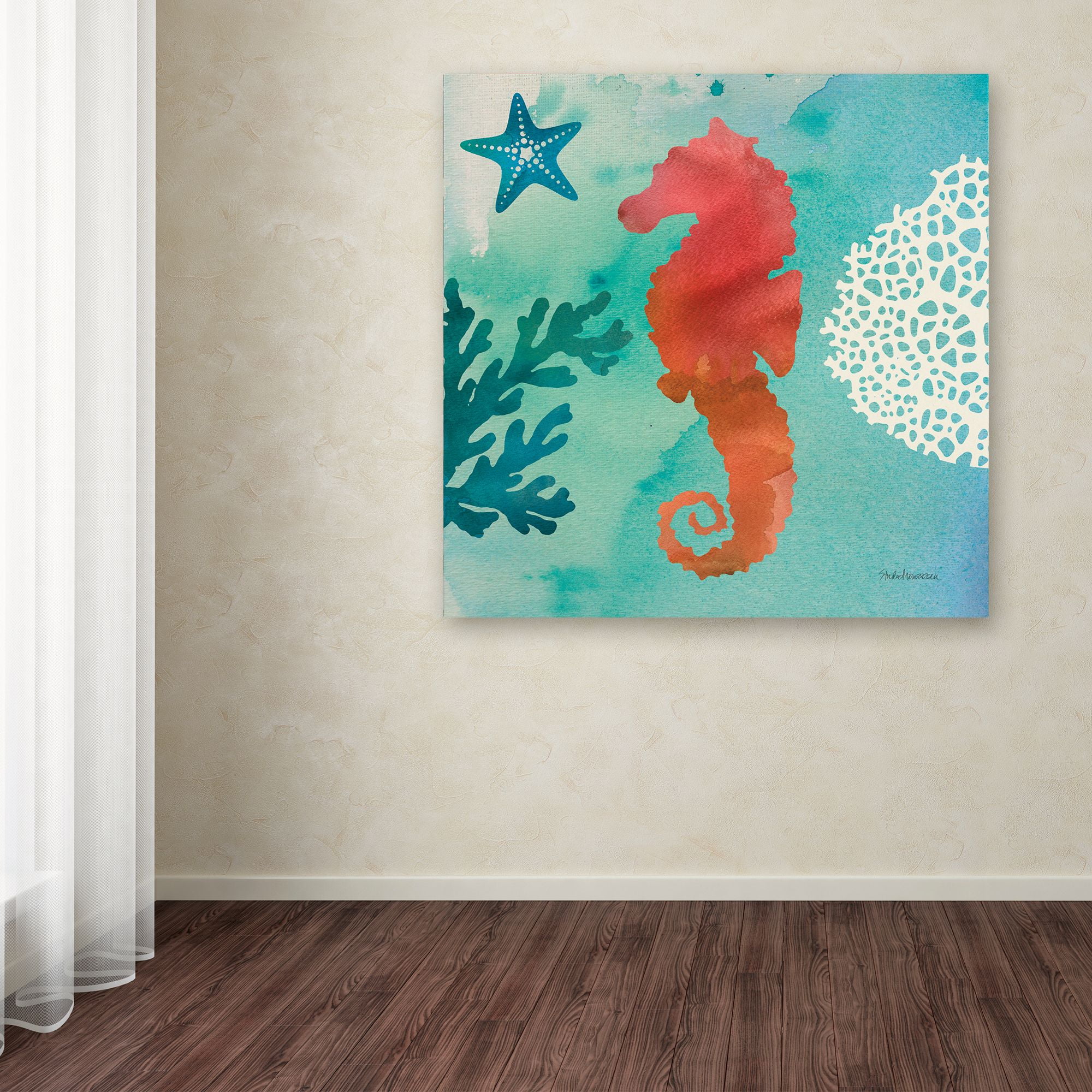 Trademark Fine Art 'Under the Sea I' Canvas Art by Studio Mousseau