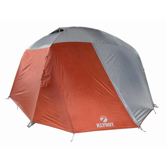Klymit Tente 09C3RD01C Cross Canyon 3; Tente au Sol; Polyester; Sans Fenêtre; Capacité 3 Personnes; Rouge/gris