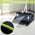 thumbnail image 4 of Broom and Dustpan Set with Long Handle Portable Dustpan Broom Combo Reusable Sweeper Dustpan Set with Comb Teeth Soft Bristle Broom Set Floor Brush and Dustpan for Floor Kitchen Home Office Dorm, 4 of 11