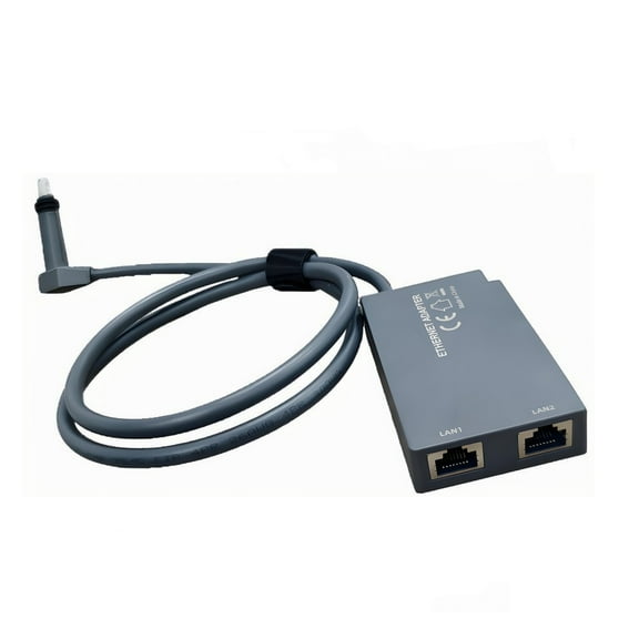 Ethernet Adapter for Starlink Gen 2 – Dual RJ45 LAN Port Network Splitter for Rectangular Dish, Plug & Play, ABS Housing for RV, Home, Office