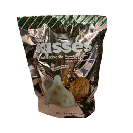 Hershey’s Kisses Snickerdoodle Flavored White Creme with Cookie Bits, 6.5 oz Bag