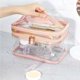 thumbnail image 5 of Bolsa de maquillaje de viaje de doble capa, maquillaje portátil para mujer, almacenamiento multifuncional, 5 of 5