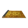 thumbnail image 2 of Ahgly Company Indoor Rectangle Oriental Yellow Traditional Area Rugs, 3' x 5', 2 of 4