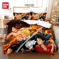 thumbnail image 1 of Japanese Anime Cartoon One Piece Bedding Set Luffy Duvet Cover Set Single Double Large Bedroom Bed Decoration, 1 of 5