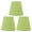 Pea Green, variant on Rupoun 3-Piece Cloth Fabric Lampshade Set, E14 Intervention Type Empire Dust Cover for Modern Bedroom Bedside and Wall Lamps, 5.5 inches / 14 cm Base Diameter, Pea Green