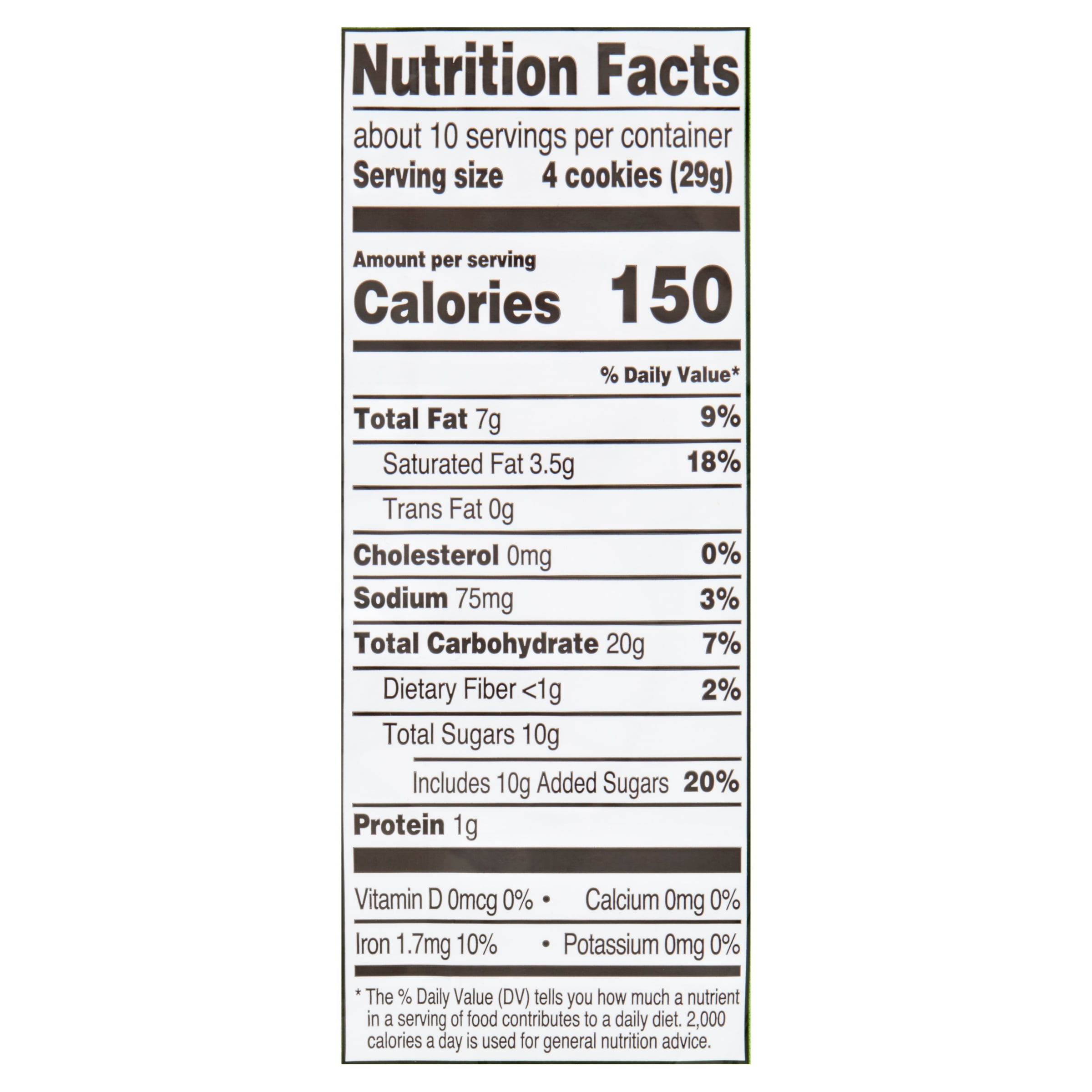 Great Value Fudge Mint Cookies, 10 oz