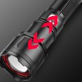 thumbnail image 4 of Potente Linterna Led 30W Lámpara De Mano 1200Lm Led Antorcha 5 Engranaje Luz De Trabajo Al Aire Libre Distancia De Iluminación 1500M Tmvgtek Para Estrenar, 4 of 7