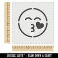 thumbnail image 2 of Kiss Face Heart Love Emoticon DIY Cookie Wall Craft Stencil - 11.5 Inch, 2 of 5