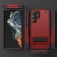 thumbnail image 5 of JTCASES for Samsung Galaxy S22 Ultra Case, Foldable Kickstand Heavy Duty Protective Rugged Hybird Anti-slip Shockproof/Drop Resistant PC TPU Shell for Samsung Galaxy S22 Ultra, Red, 5 of 7
