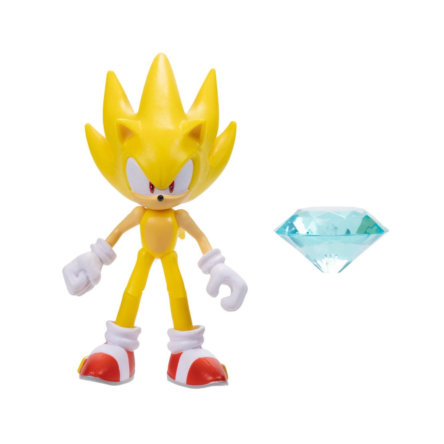 Super Sonic (Moderne) avec Émeraude du chaos bleu pâle