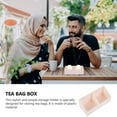 thumbnail image 3 of BESTYASH 1Pack White Plastic Rectangular Coffee Creamer Holder Suitable for Home Use and Office 14.00X6.20X6.20CM, 3 of 8