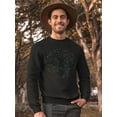 thumbnail image 2 of A Constellation Star Map Sweatshirt Men -Image by Shutterstock, Male Medium, 2 of 4