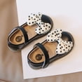 thumbnail image 5 of NOKIO Clearence Hook Loop Mary Jane Shoes for Toddlers - Polka Dot Bow Solid Color Autumn Flats Lightweight Casual Dress Shoes Easy Wear for Preschool & Playdates, 5 of 6