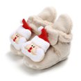 thumbnail image 1 of Botines para Bebé Botines de Lana Acogedores Zapatos de Bebé Suaves con Suela Antideslizante, Calcetines cálidos de Invierno para Zapatos de Primeros Pasos para bebés recién Nacidos (12-18 Meses), 1 of 4