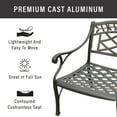 thumbnail image 3 of Crosley Furniture Sedona Cast Aluminum Outdoor Lounge Chair, 3 of 6