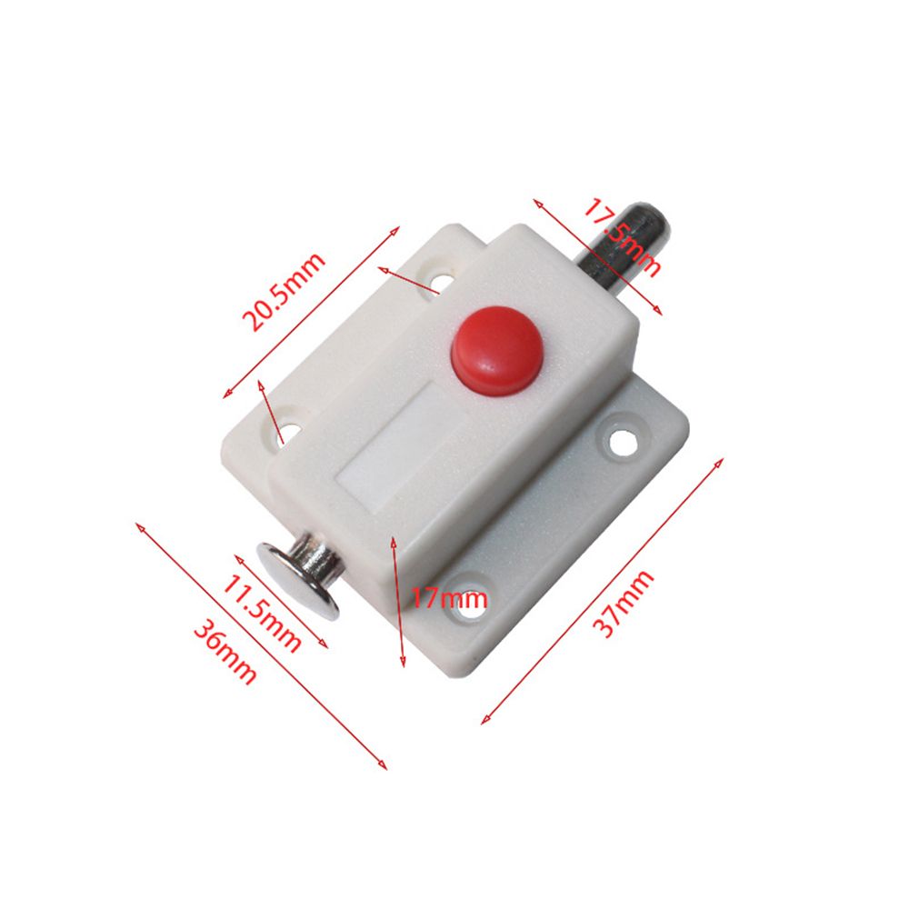 Home Improvement Cupboard Spring Lock Door Bolts Latch Lock Automatic Bolt Safety Push