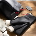 thumbnail image 5 of Mallas gruesas de lana de cordero para mujer, pantalones térmicos con forro polar cálido hasta el tobillo, mallas deportivas sexys de cintura alta ajustadas para invierno, 5 of 5