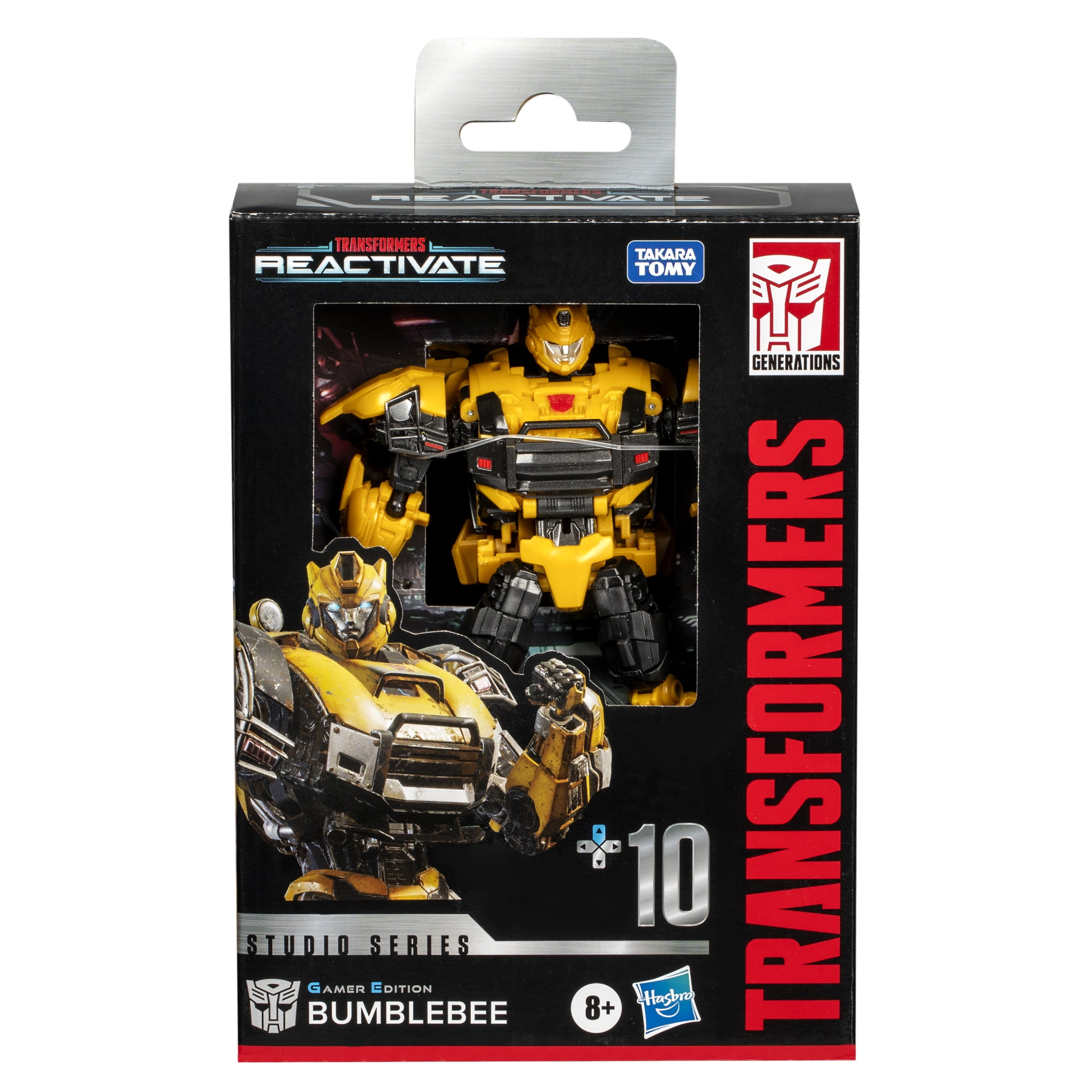 Transformers Studio Series Deluxe Class Reactivate 10 Gamer Edition Bumblebee Action Figure