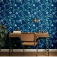 thumbnail image 3 of S4Sassy Peel & Stick Vinyl Wallpaper, Rustic Floral Vine Print Wallpaper Contact Paper Waterproof- Blue 25"x360",Removable Wall Covering for Home Decor in Living Areas, Renter Spaces, Cabinet, 3 of 9