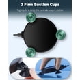 thumbnail image 4 of SLOCME 4 inch Aquarium Air Stone 2 pack – Round Oxygen Diffuser Disc with Suction Cups, Produces Fine Bubbles for Fish Tank, Hydroponics & Aquatic Plants, 4 of 7
