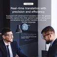 thumbnail image 2 of 2026 New AI Smart Glasses, Photochromic Fashion Black Tech Eyewear, Multi-Language Real-Time Conference Translation, Wireless Bluetooth for Music Playback & Calls, 2 of 9