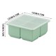 thumbnail image 3 of Bandeja grande para hielo para uso doméstico con tapa para el frigorífico (4 compartimentos), 3 of 4
