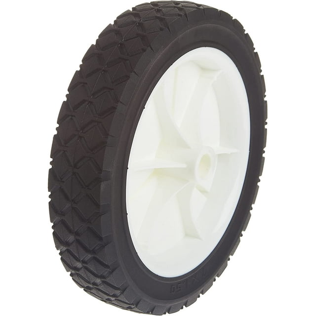 Jinsinto 1 Pack Roues Roulantes en Plastique de 6 Pouces Tondeuse à Gazon Roues en Plastique Équipement Mobile Roulettes Chariot PP Rouleaux