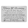 thumbnail image 1 of Inteprter Tarjeta de grabado de feliz cumpleaños para padre, madre e hijo, regalos, tarjetas de inserción de cartera grabadas portátiles Retro de acero Decoración del hogar Tipo 3 Inteprter HA067349-03, 1 of 6