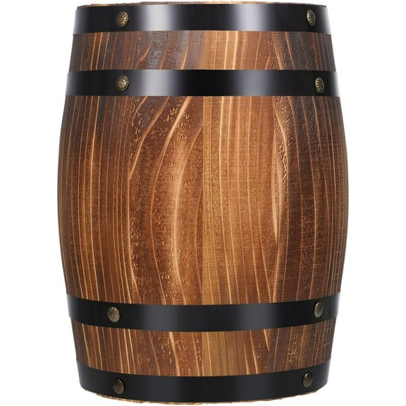 DYJP Wooden Whiskey Barrels Bucket Wine Barrels Planters Flower Planter Plant Pots Boxes Container Water Wishing Well Pail Garden Backyard Primitive Planter Outdoor Indoor Home Decor
