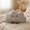 Grey, variant on Zeiwohndc Comfortable Cartoon Cloud Pillow For Sofa Chair Lumbar Support And Relaxation