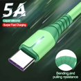 thumbnail image 2 of Cable de carga rápida 5A, cable de cargador USB tipo C para samsung, cargador de cable de datos de silicona para xiaomi, huawei, cable de USB-C, Micro cable Tan Jianjun unisex, 2 of 2