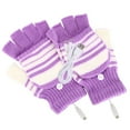 thumbnail image 2 of Idoravan Heated Gloves for Men Women Rechargeable ,USB Feeling Heating Gloves USB Thermal Gloves USB Electric Heating Gloves Keep Warm In Winter Purple, 2 of 6